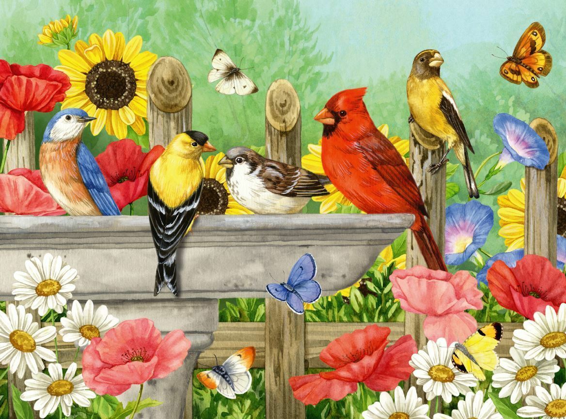 Ravensburger Puzzle 750pc - Bathing Birds