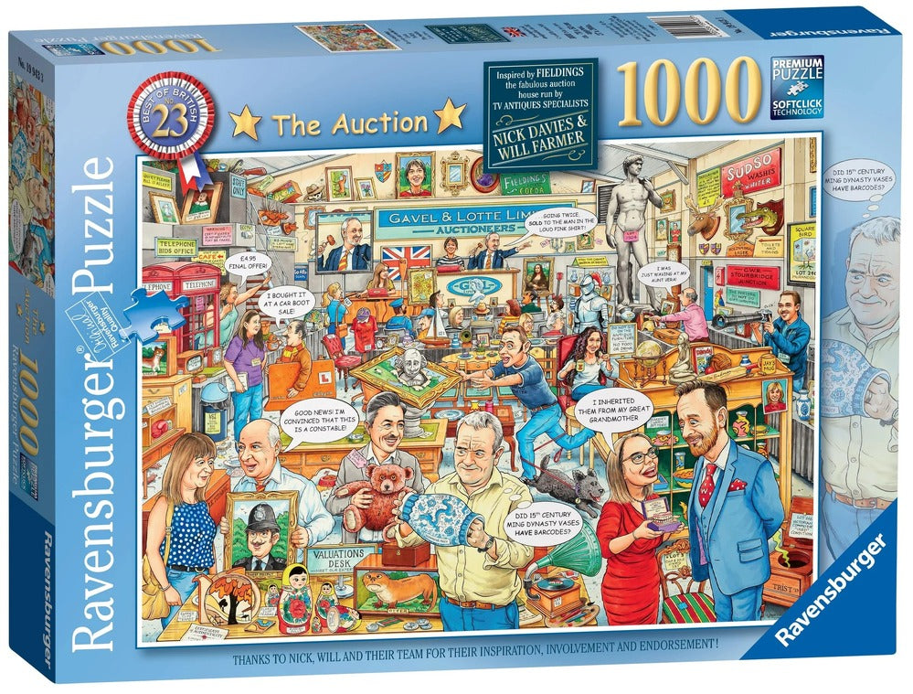 Ravensburger Puzzle 1000pc - Number 23 - The Auction
