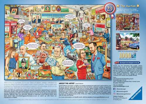 Ravensburger Puzzle 1000pc - Number 23 - The Auction