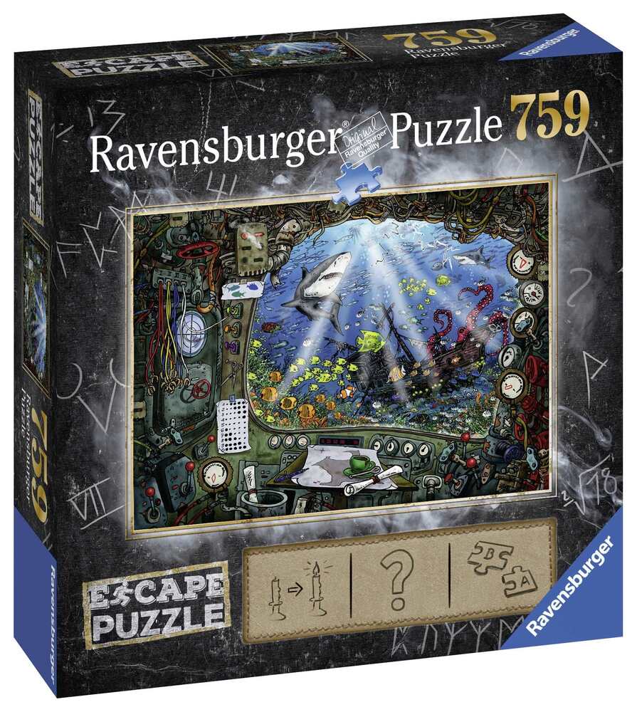 Ravensburger Puzzle 759pc - Escape 4 - Submarine