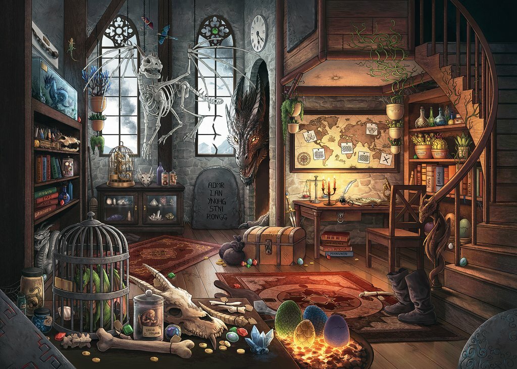 Ravensburger Puzzle 759pc - Escape 5 - Dragon Laboratory