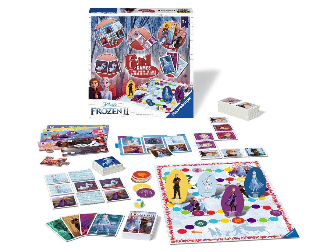 Ravensburger - Disney Frozen 2 - 6-in-1 Games