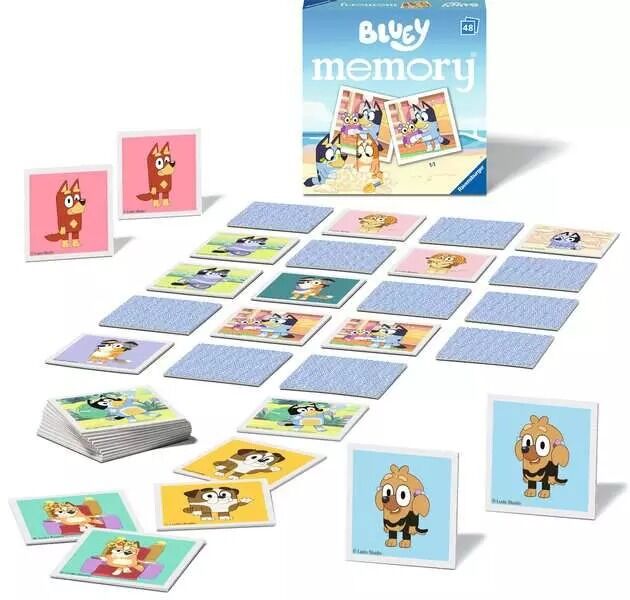 Ravensburger - Bluey Mini Memory Game