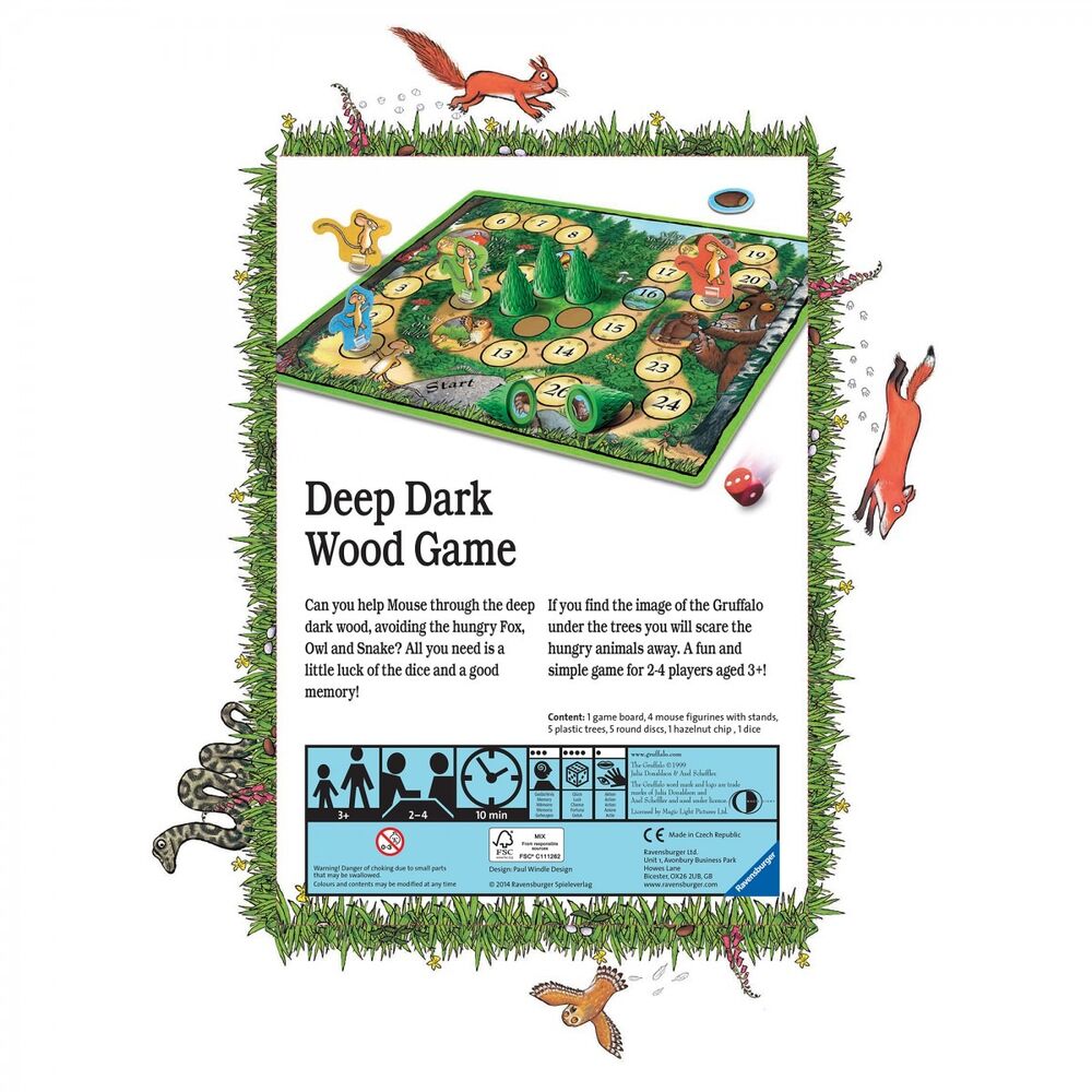 Ravensburger - The Gruffalo Deep Dark Wood Game