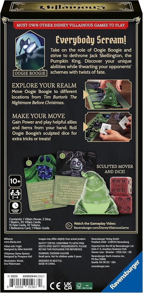 Ravensburger - Disney Villainous Expansion Filled with Fright