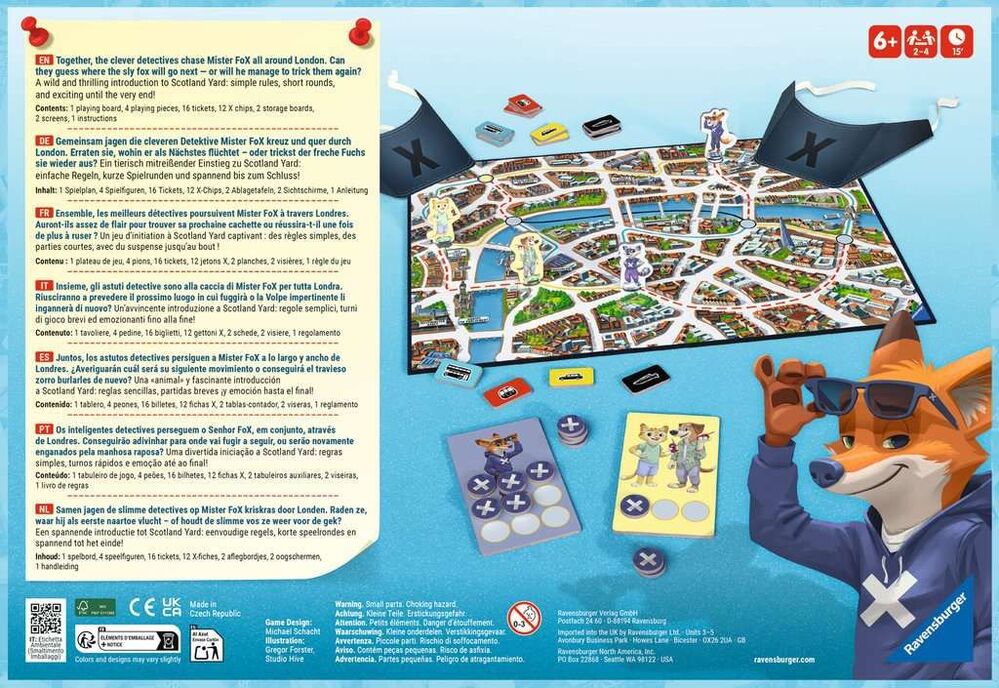 Ravensburger - Scotland Yard Junior Refresh Game