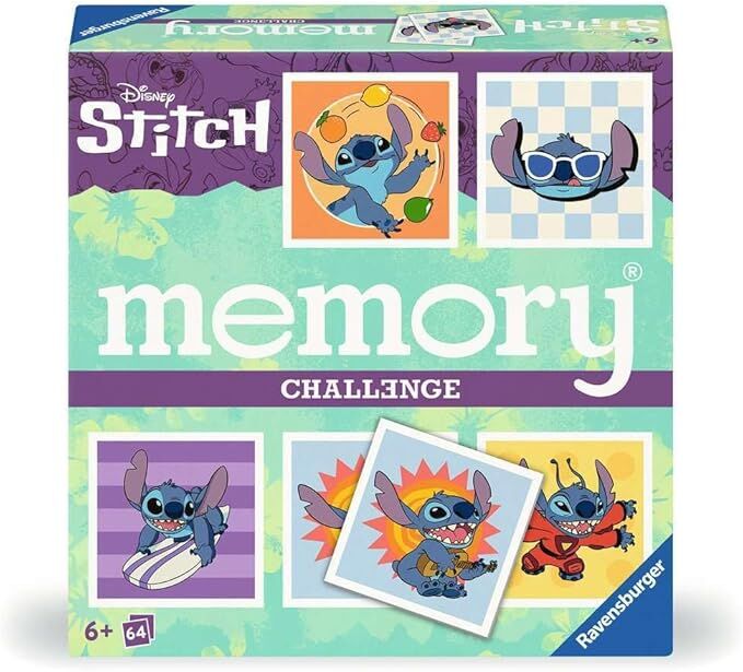 Ravensburger - Disney Stitch Challenge Memory Game