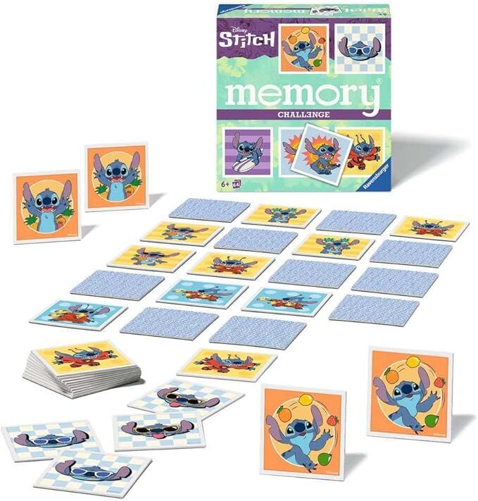 Ravensburger - Disney Stitch Challenge Memory Game