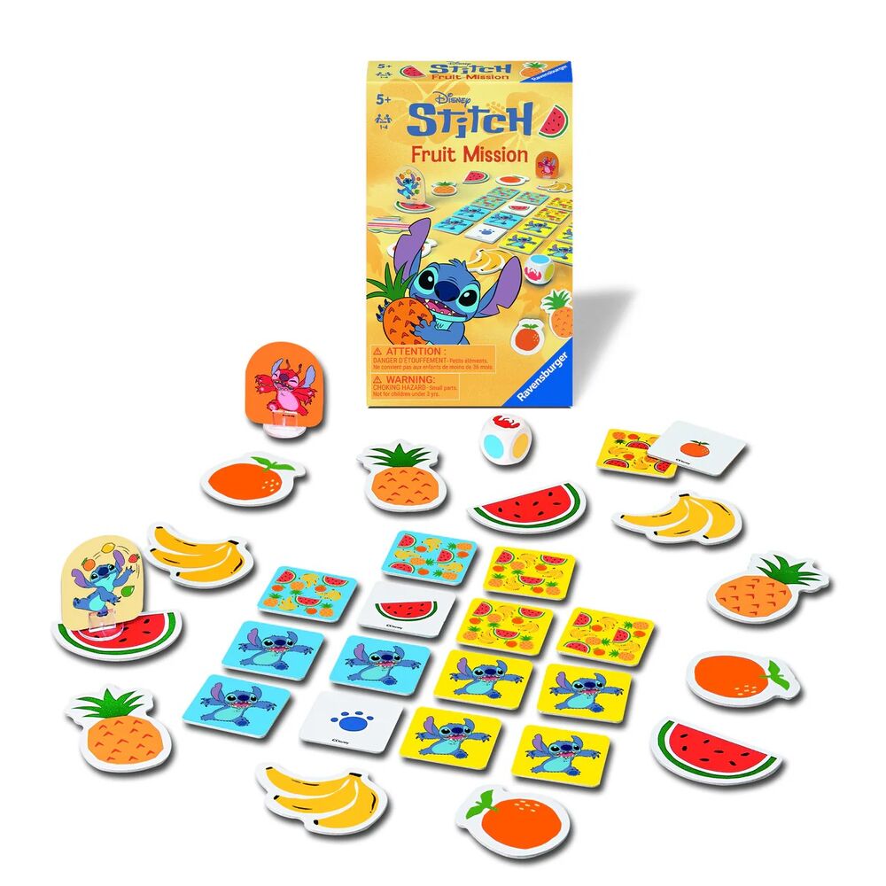 Ravensburger - Disney Stitch Fruit Mission Game