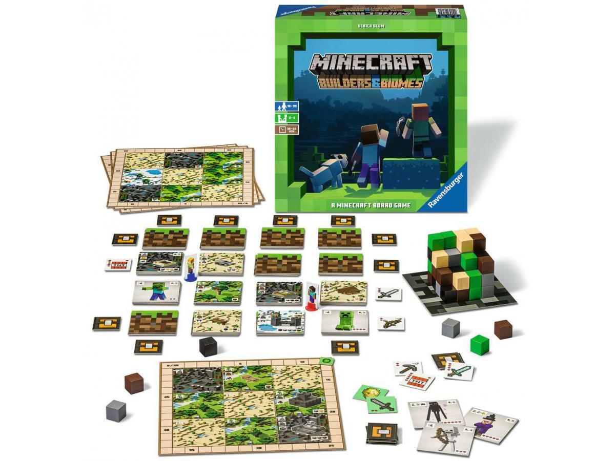 Ravensburger - Minecraft Builders and Biomes Board Game