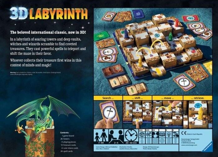 Ravensburger - 3D Labyrinth Board Game