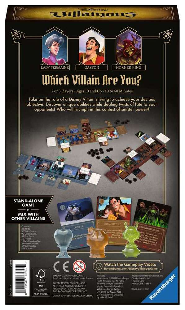 Ravensburger - Disney Villainous Despicable Plots Game