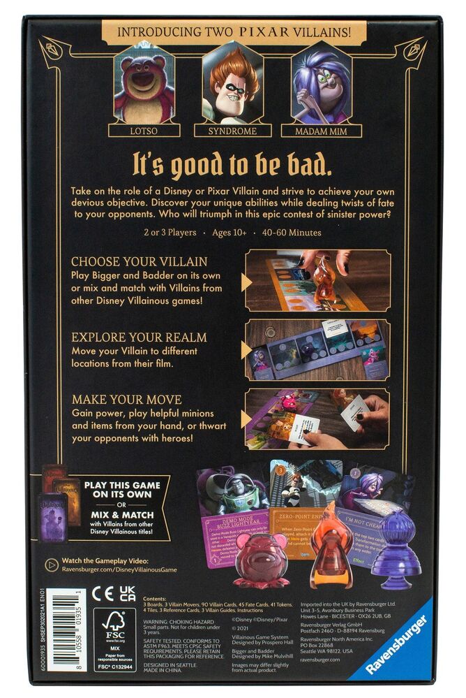 Ravensburger - Disney Villainous: Bigger and Badder Game