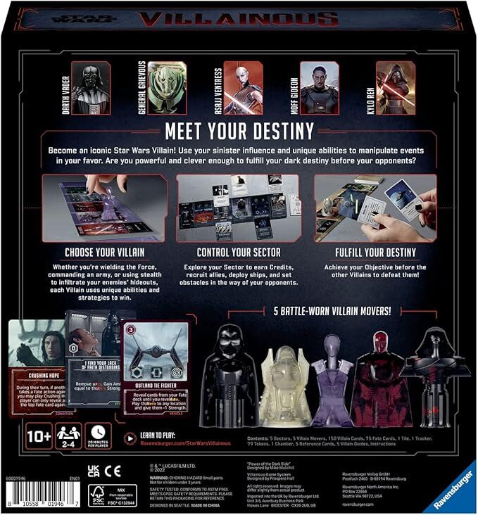 Ravensburger - Star Wars Villainous Power of the Dark Side Game