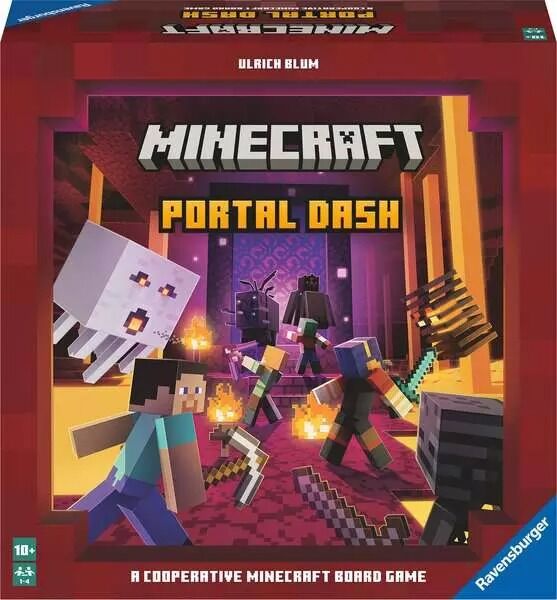 Ravensburger - Minecraft Portal Dash Board Game
