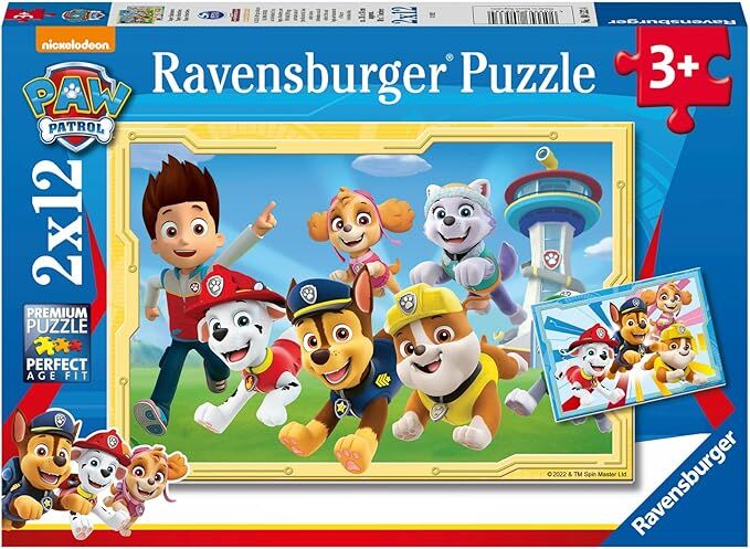 Ravensburger Puzzle 2x12pc - Paw Patrol Super Sleuths