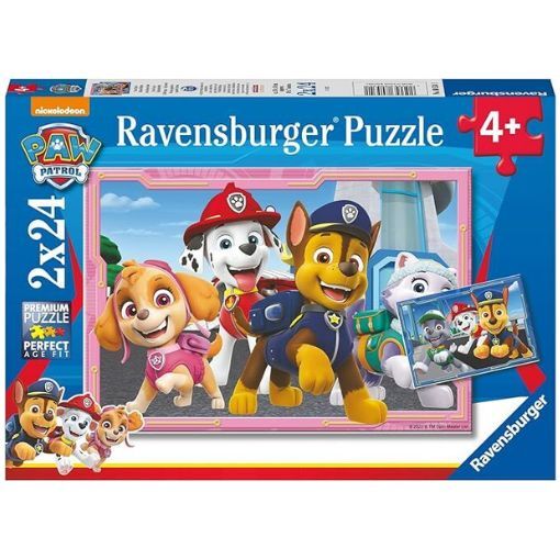 Ravensburger Puzzle 2x24pc - Paw Patrol Little Dogs Big Heroes