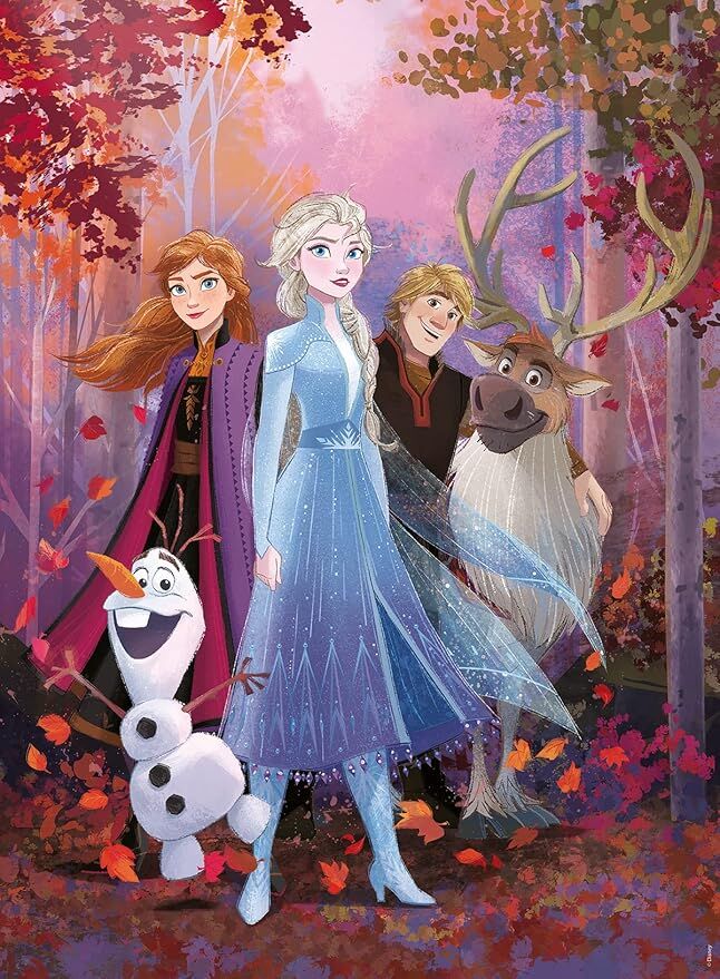 Ravensburger Puzzle 100pc XXL - Disney Frozen Elsa and Her Friends