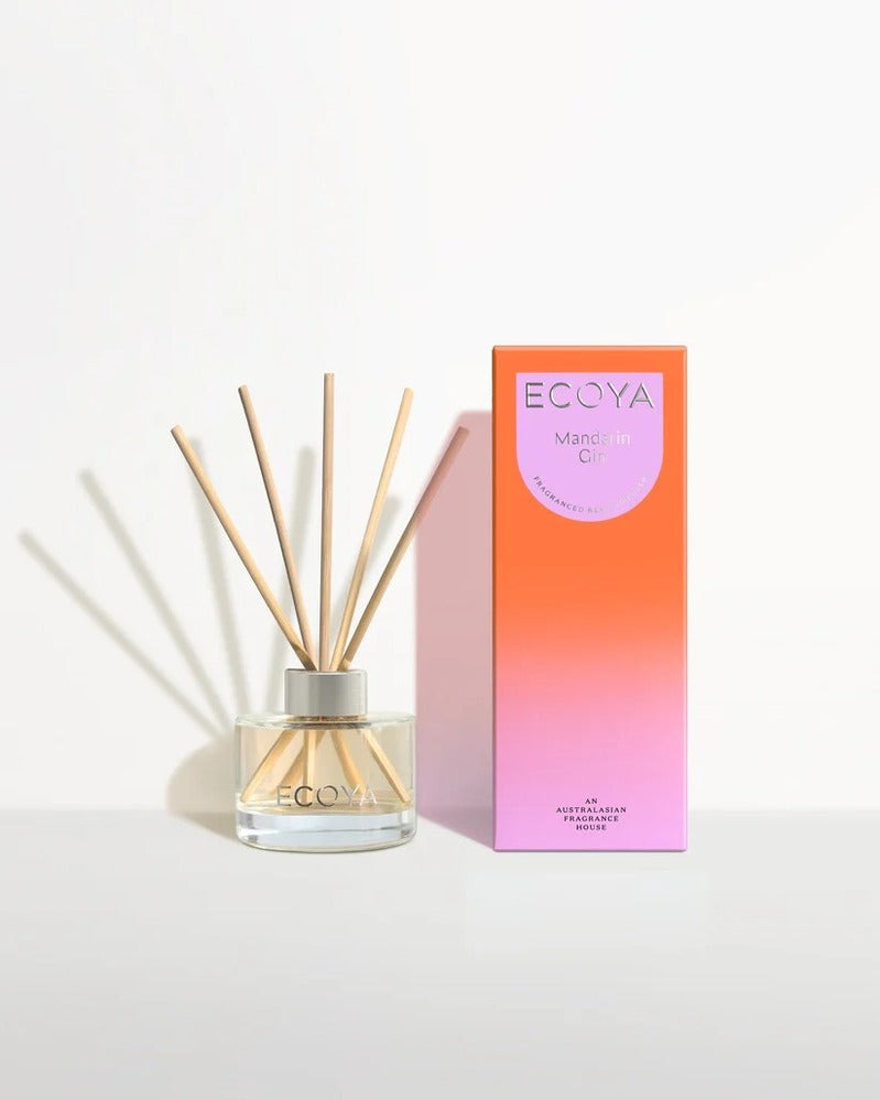Ecoya Mini Reed Diffuser - Mandarin Gin