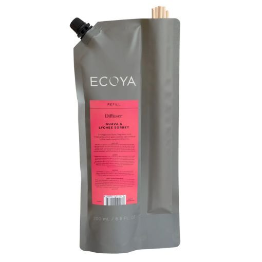 Ecoya Reed Diffuser Refill - Guava & Lychee Sorbet