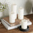 Deluxe Homeart Flameless Candle - White 5 x 10cm