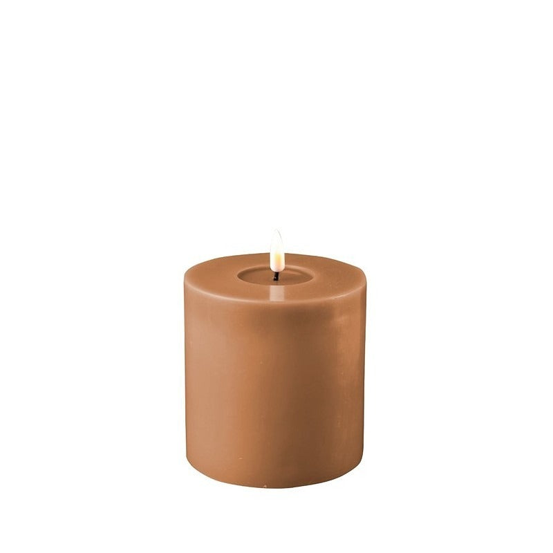 Deluxe Homeart Flameless Candle - Caramel 10 x 10cm