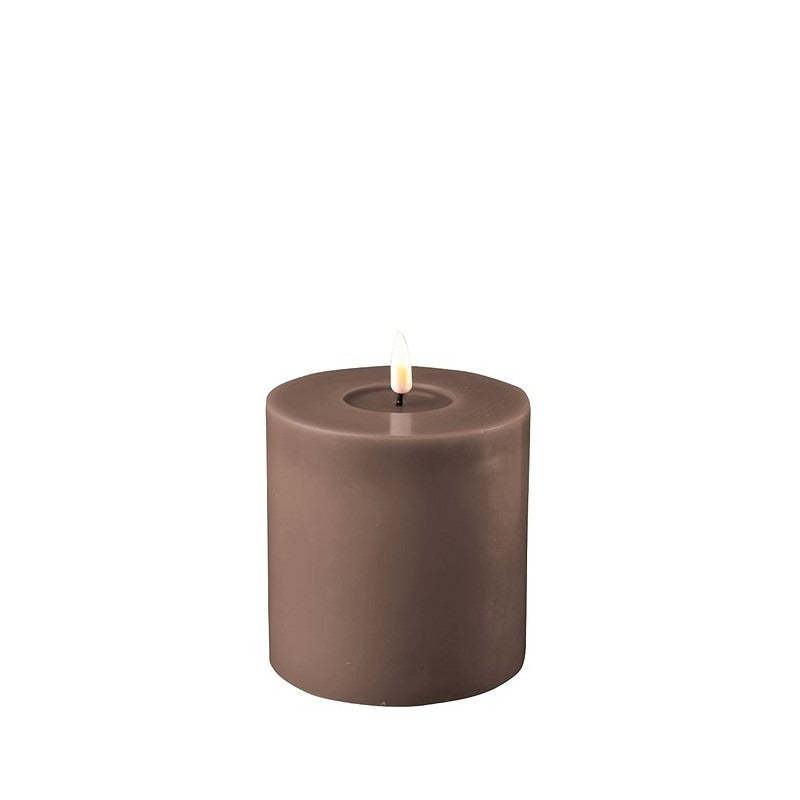 Deluxe Homeart Flameless Candle - Mocca 10 x 10cm