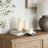 Deluxe Homeart Flameless Candle - Cream 7.5 x 10cm