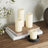 Deluxe Homeart Flameless Candle - Cream 7.5 x 12.5cm