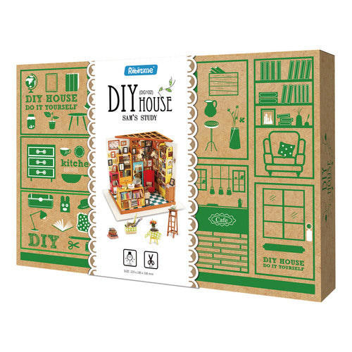 Rolife Wooden Model - DIY Miniature House Sam's Study