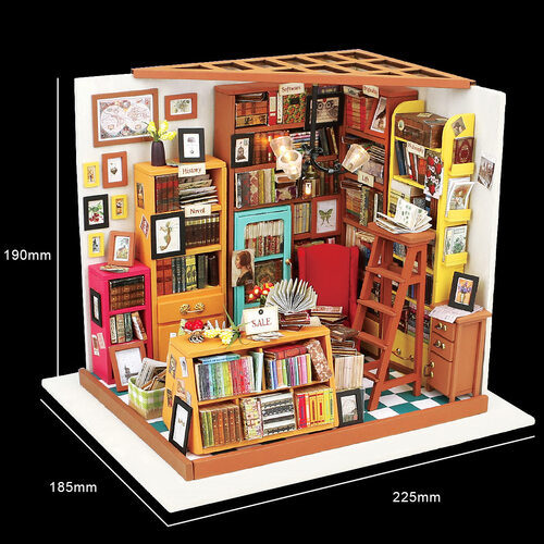 Rolife Wooden Model - DIY Miniature House Sam's Study
