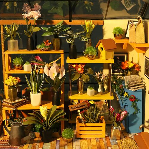 Rolife Wooden Model - DIY Minature House Cathy's Flower House
