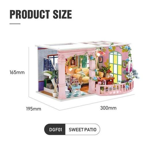 Rolife Wooden Model - Stackable Series Sweet Patio