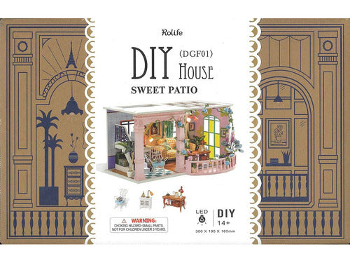 Rolife Wooden Model - Stackable Series Sweet Patio