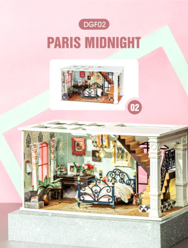 Rolife Wooden Model - Stackable Series Paris Midnight