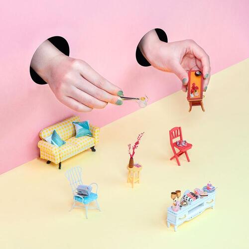 Rolife Wooden Model - Stackable Series Party Time