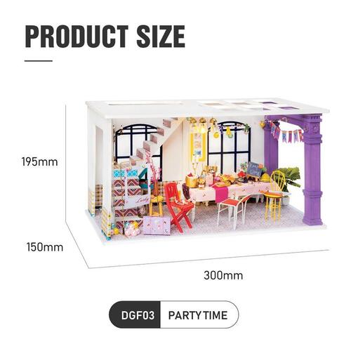 Rolife Wooden Model - Stackable Series Party Time