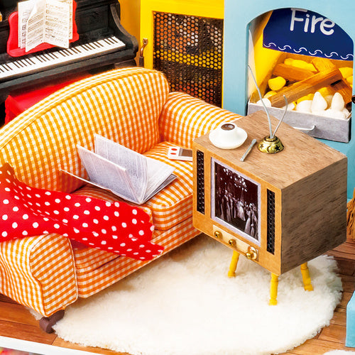 Rolife Wooden Model - DIY Minature House Joy's Peninsula Living Room