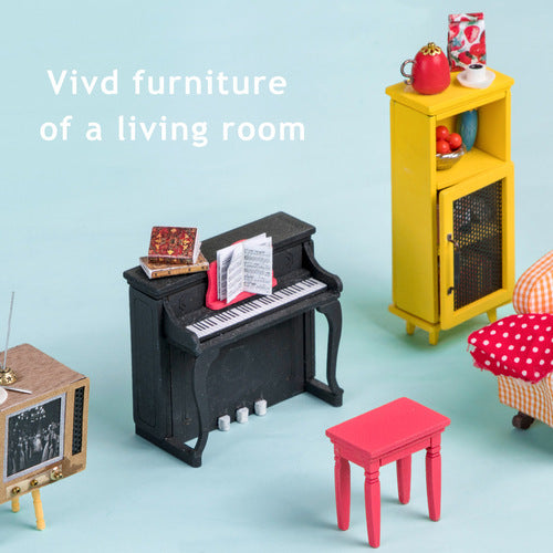 Rolife Wooden Model - DIY Minature House Joy's Peninsula Living Room
