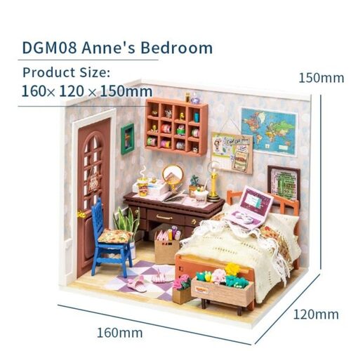 Rolife Wooden Model - Wonderful Life Anne's Bedroom