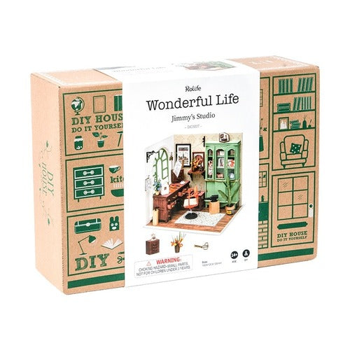 Rolife Wooden Model - Wonderful Life Jimmy's Studio