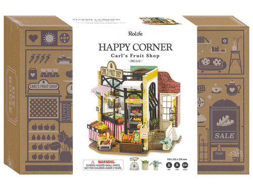 Rolife Wooden Model - Happy Corner Carl's Fruit Shop