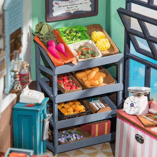 Rolife Wooden Model - Happy Corner Carl's Fruit Shop