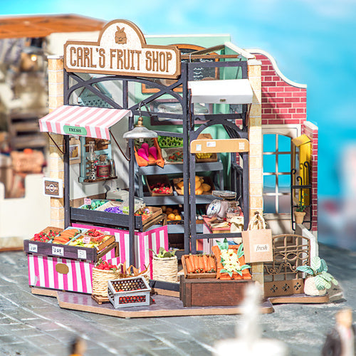 Rolife Wooden Model - Happy Corner Carl's Fruit Shop