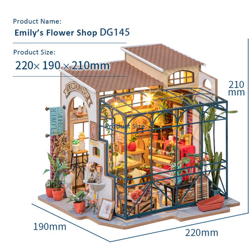 Rolife Wooden Model - Happy Corner Emily's Flower Shop