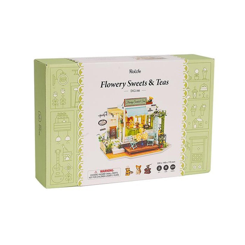 Rolife Wooden Model - DIY Miniature House Flowery Sweets