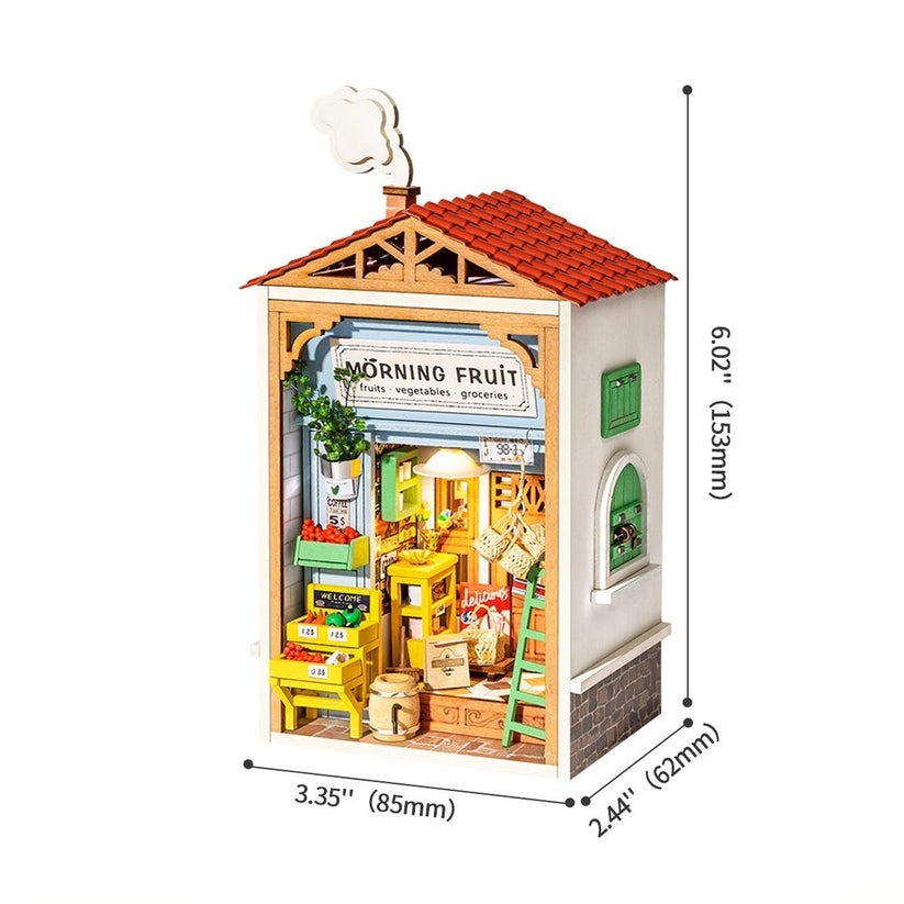Rolife Wooden Model - DIY Miniature House Morning Fruit Store