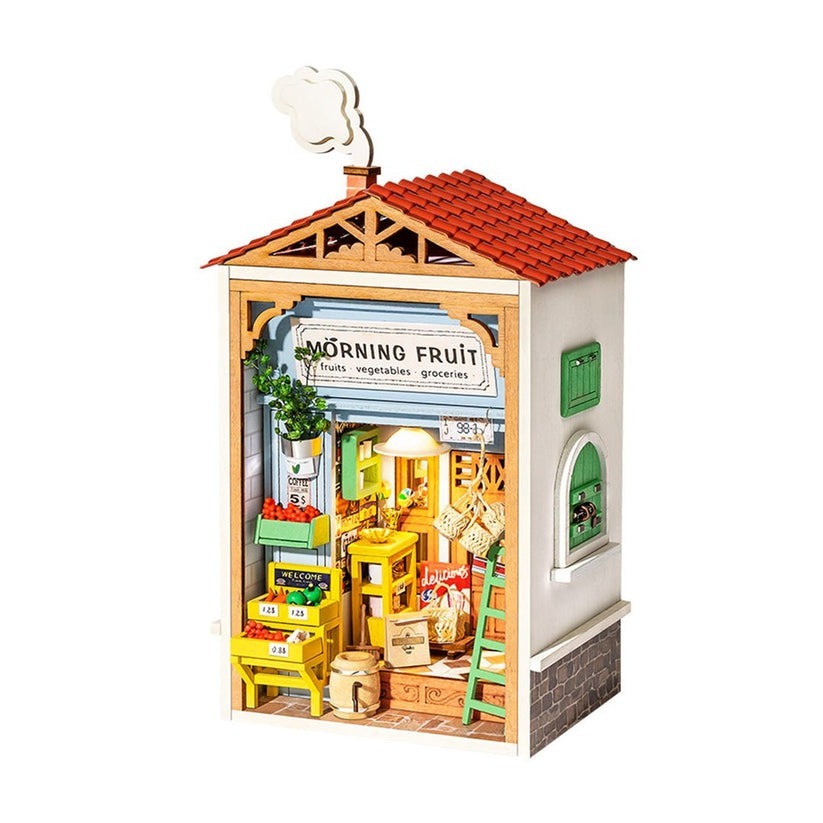 Rolife Wooden Model - DIY Miniature House Morning Fruit Store