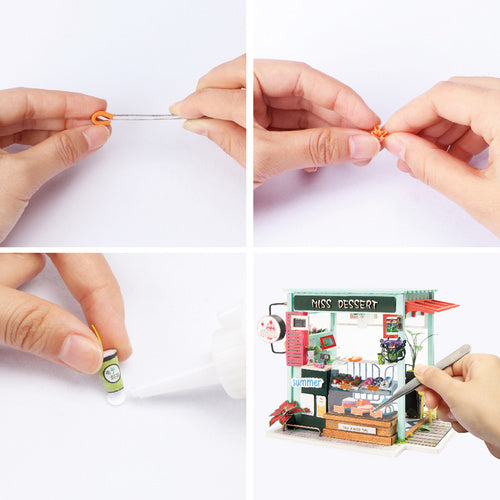 Rolife Wooden Model - DIY Minature House Dessert Shop