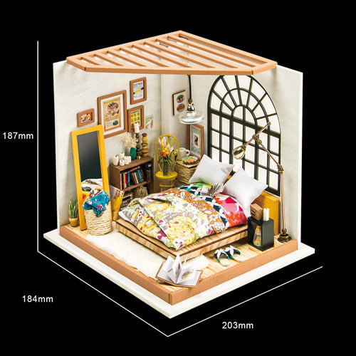 Rolife Wooden Model - DIY Minature House Alice's Dreamy Bedroom